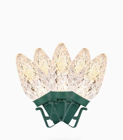 LED Faceted C9 Christmas Lights
